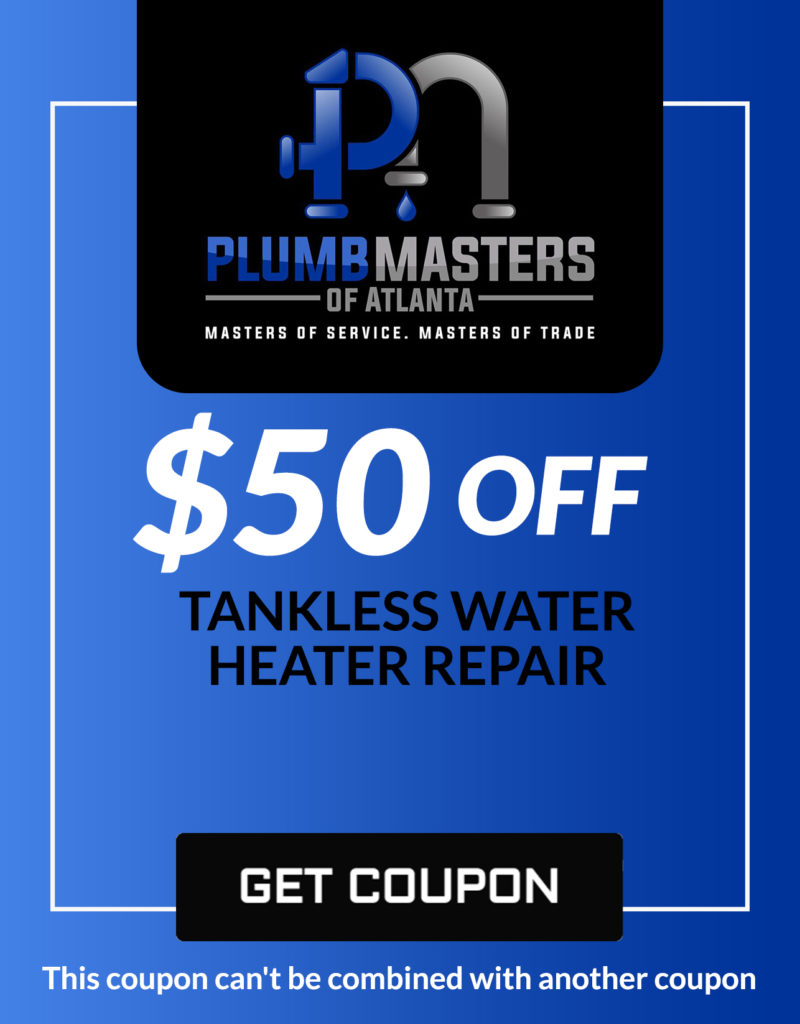 PlumbMasters of Atlanta - Tankless Water Heater Repair Coupon