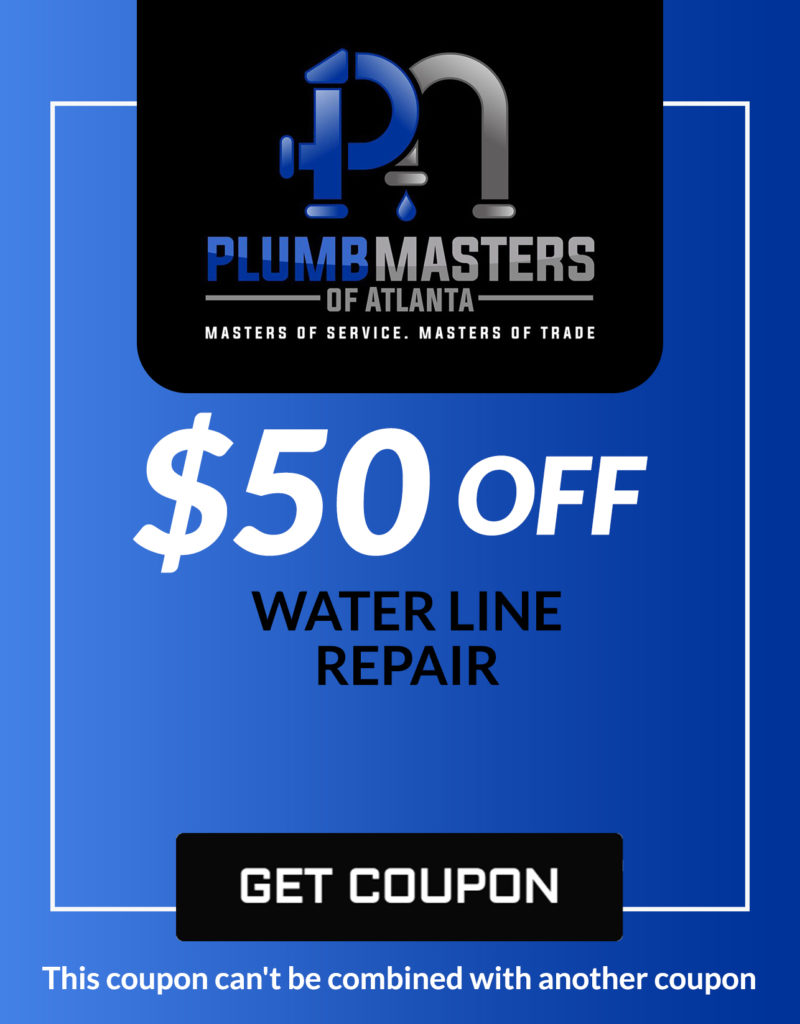 PlumbMasters of Atlanta - Water Line Repair Coupon